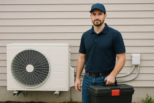 a male hvac technician looking straight at the camera from Dallas Air Conditioning in Dallas, TX - Hvac Technician near me a male hvac technician looking straight at the camera from Dallas Air Conditioning in Dallas, TX - Hvac Technician near me